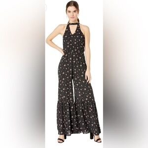 Jack by BB Dakota Walk This Way Rose Printed Jumpsuit